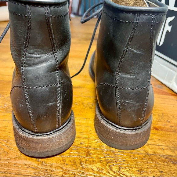 Frye Women’s James Black Leather Lace-Up Boots - Rarely Worn - Picture 6 of 11